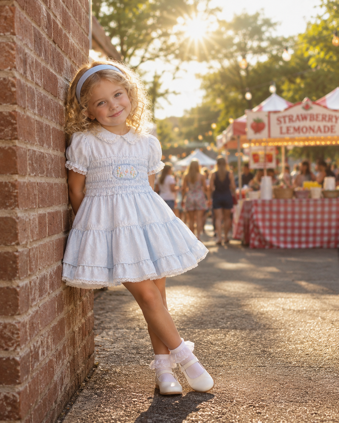 Blue Winnie The pooh Dress