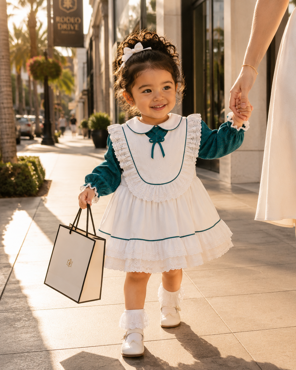 Miniworld Teal/Green Dress