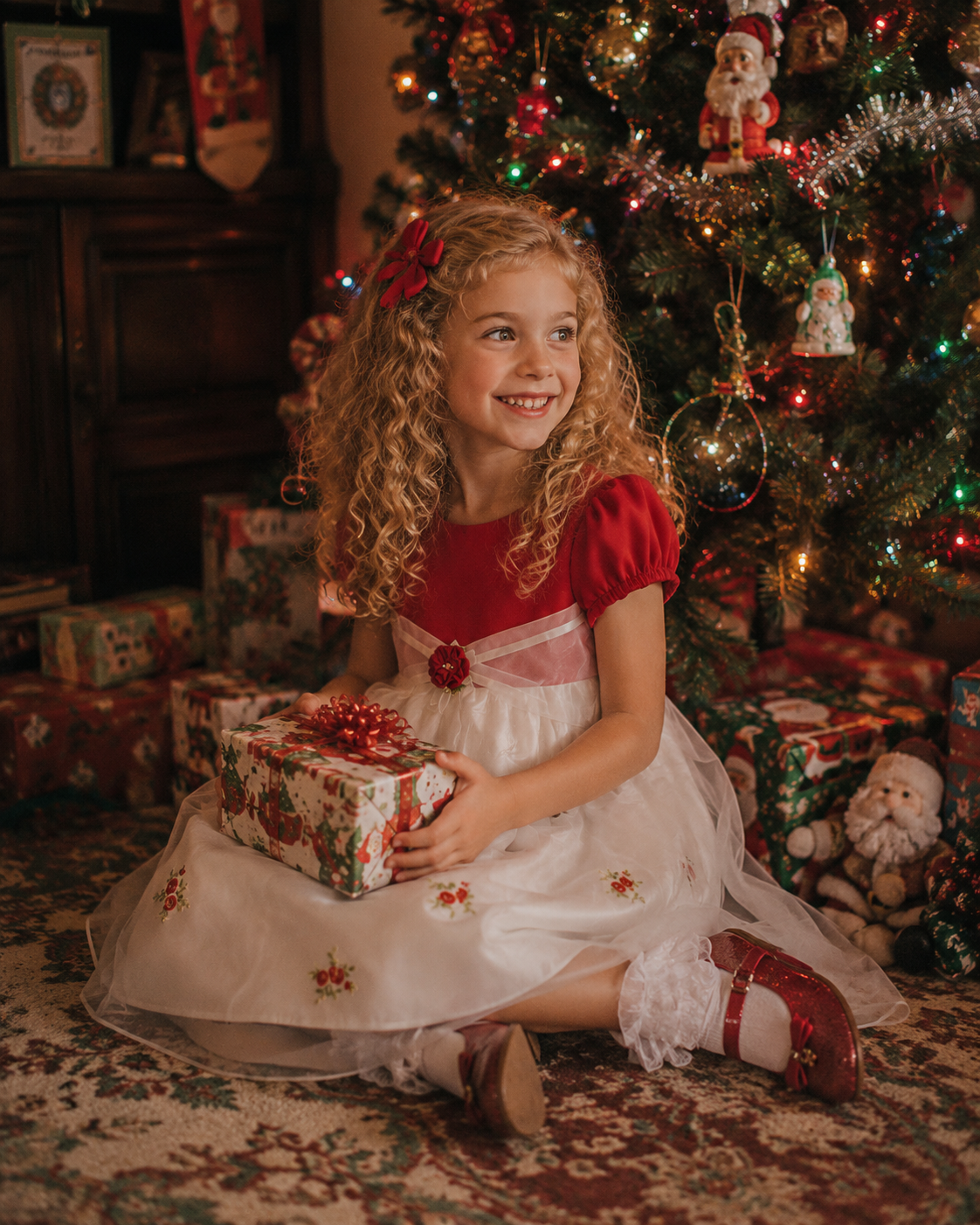 Bonnie Jean Floral Occasion Dress