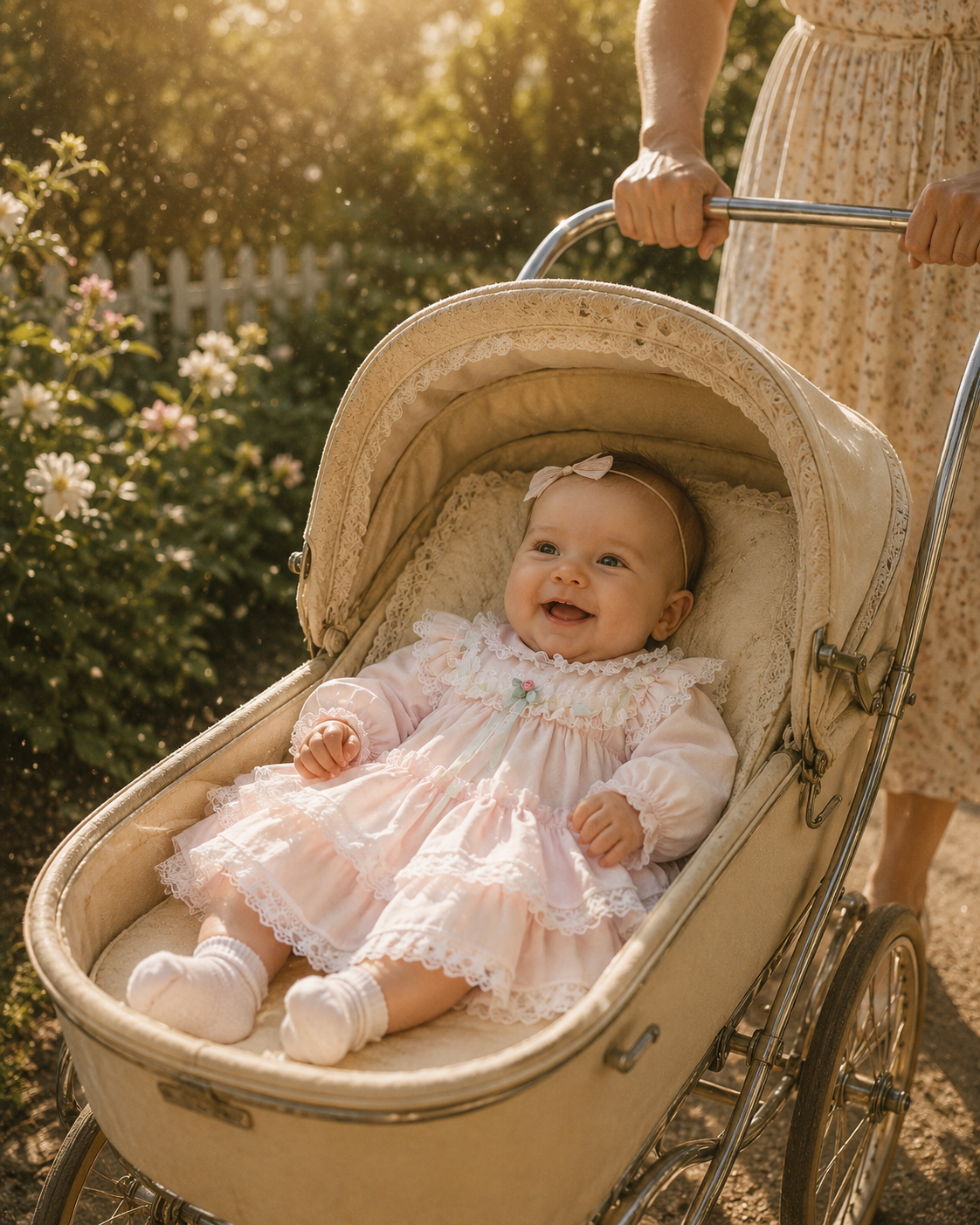 Baby Pink Bryan Frill Dress