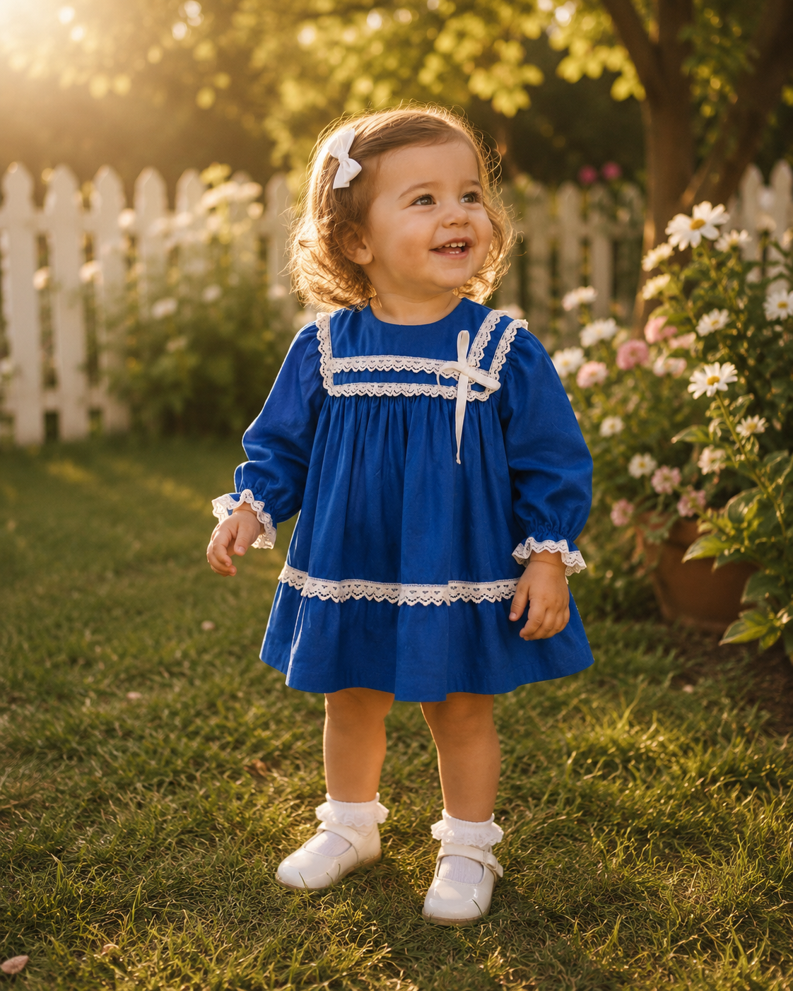 Navy Cotton Dress