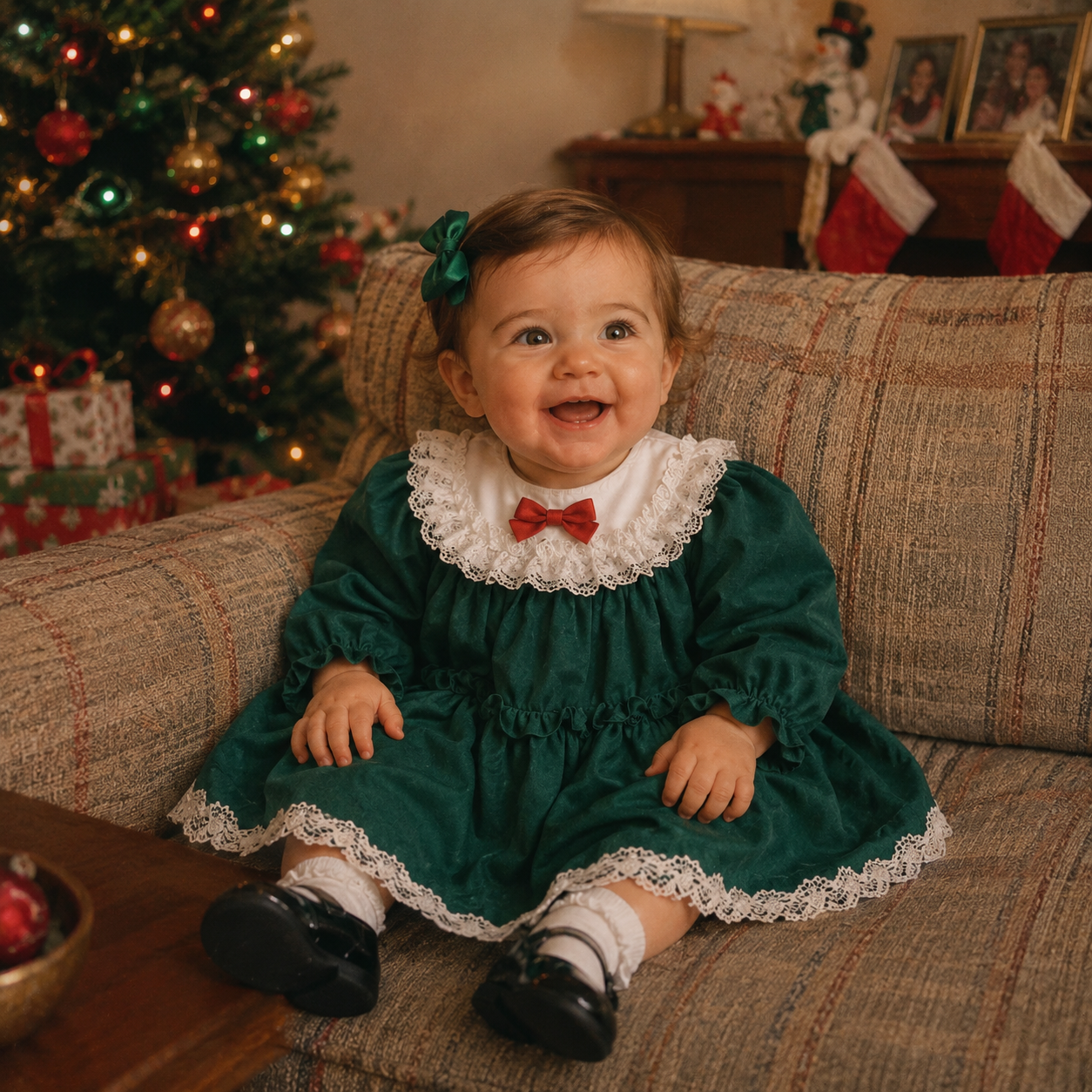 Jill Lynn Forest Green Dress