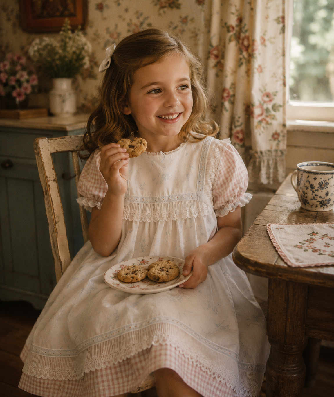 Vintage Sears Gingham Dress