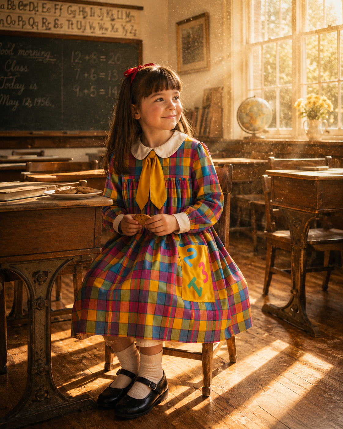 Vintage Fayette School Dress