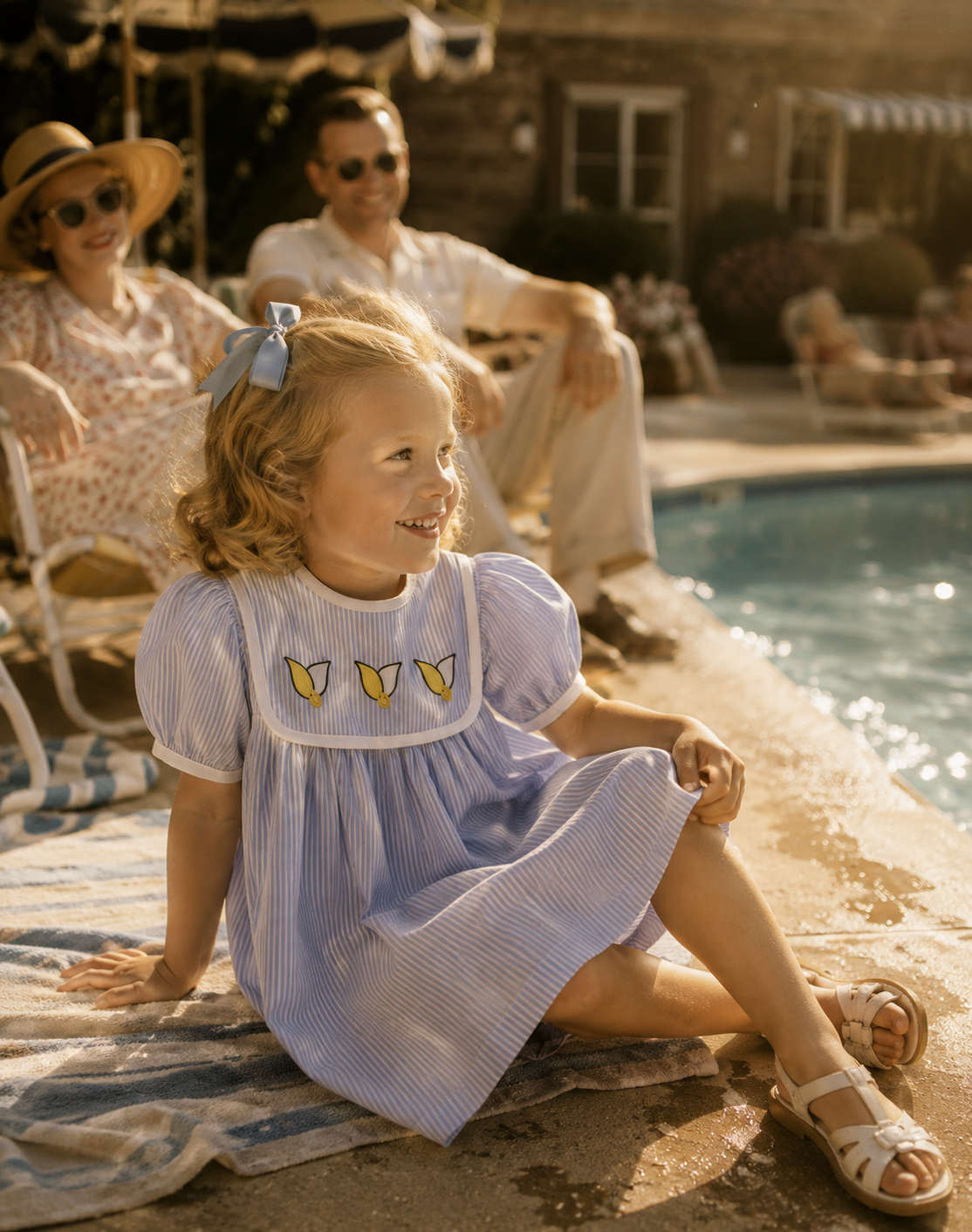 Winnie The Pooh Pinstripe Dress
