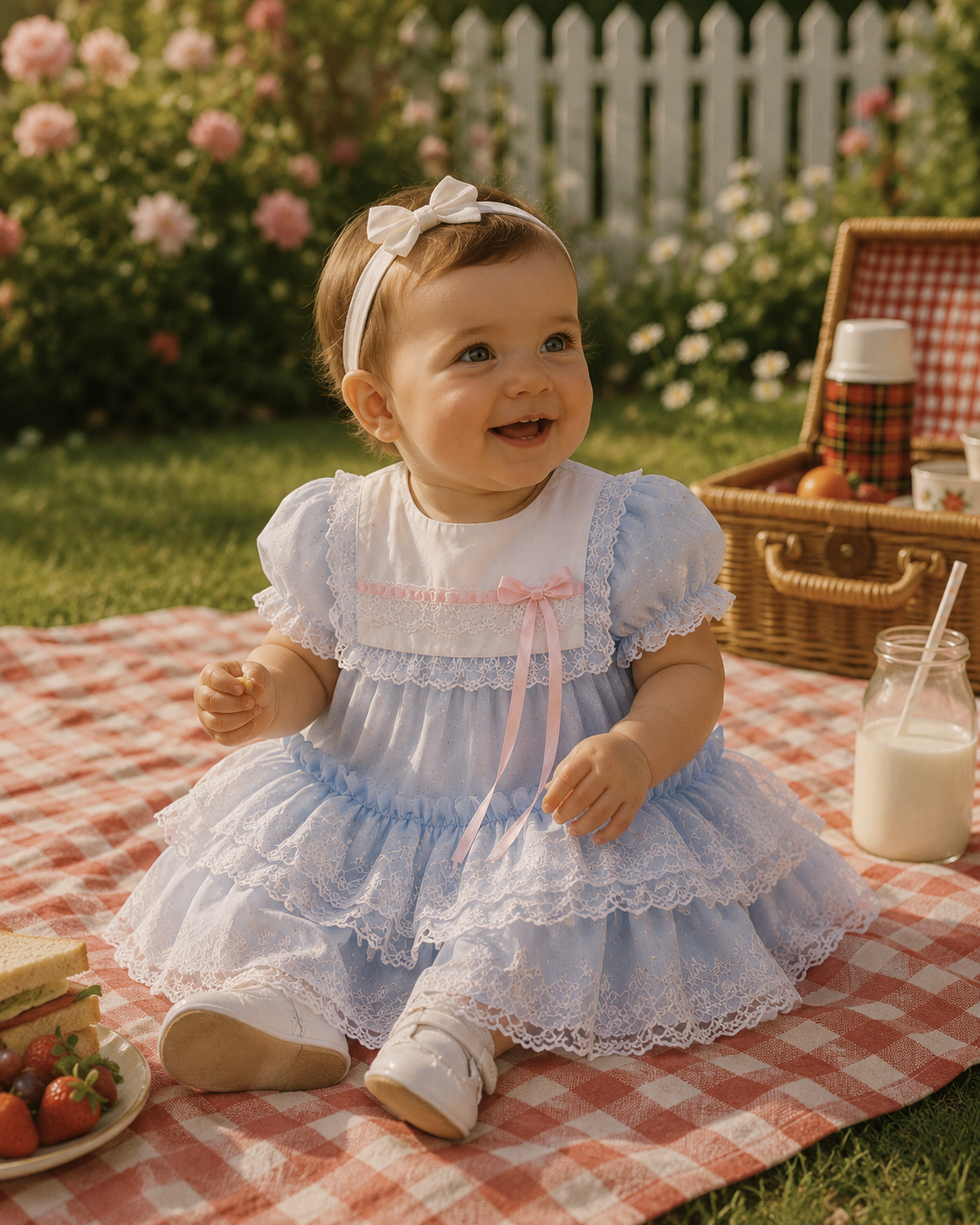 Cutest One Blue Frill Dress 