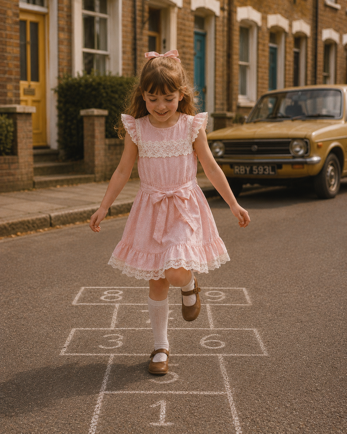 Gunne Sax Frill Dress