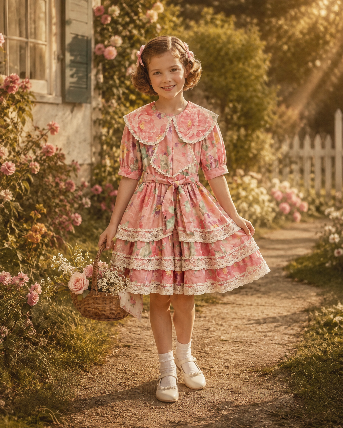 Marthas Miniatures Floral Dress