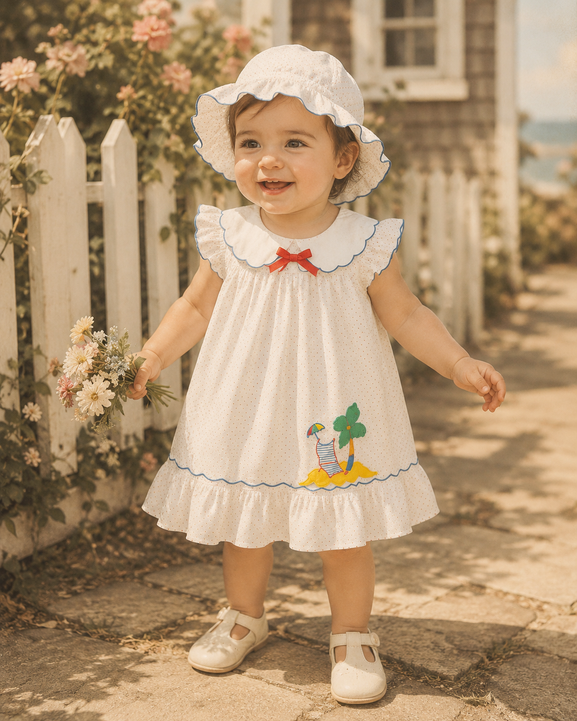 Vintage Summer Dress & Hat