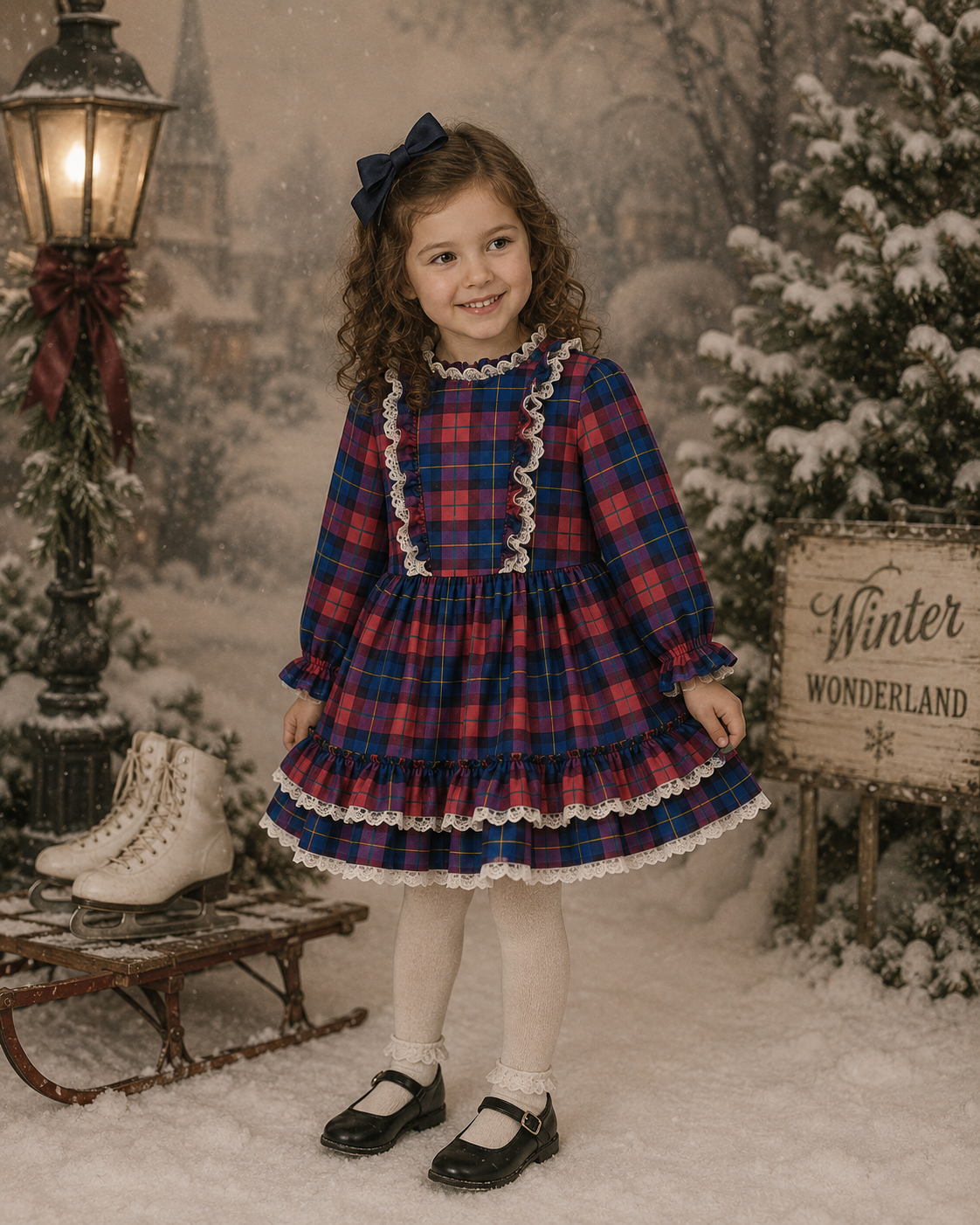 Vintage Plaid Winnie The Pooh