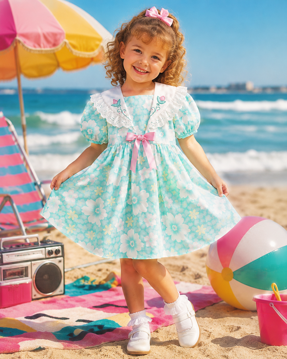 Vintage Vibrant Young Heart Dress