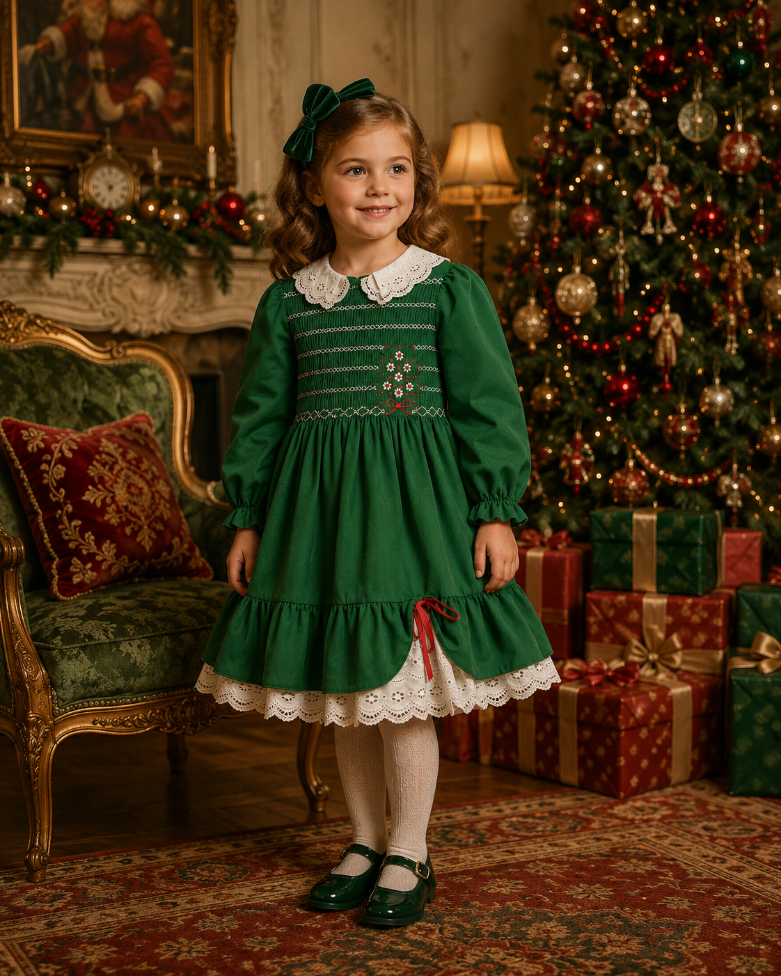 Vintage Polly Flinders Frill Dress