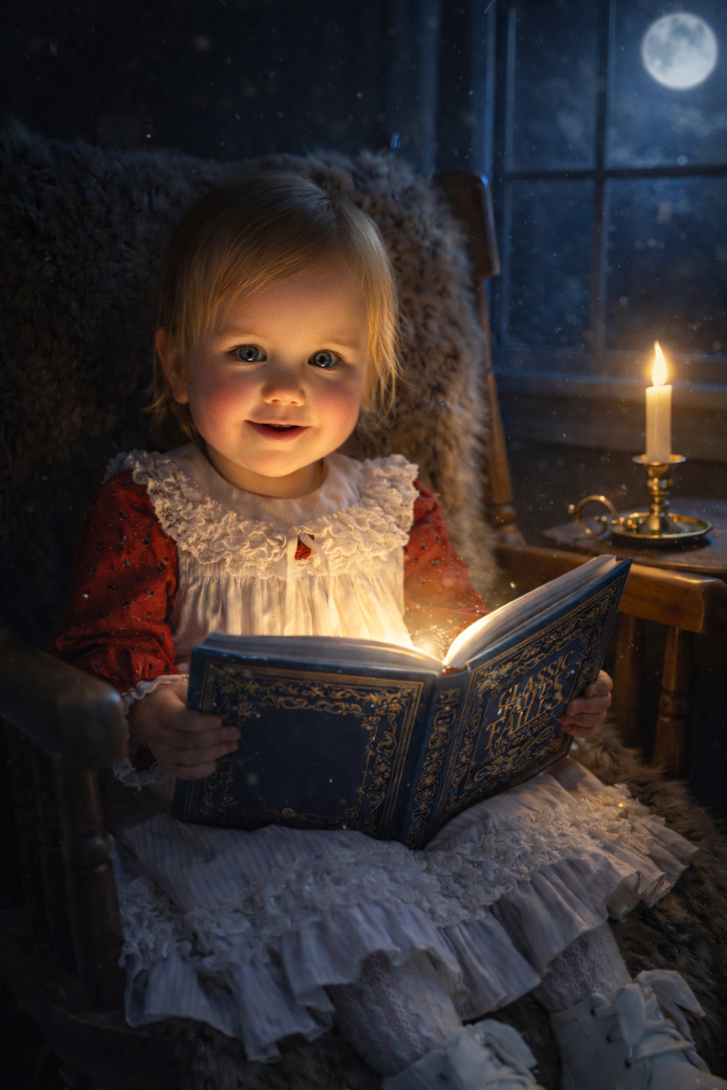 Bryan Red Dress & Apron