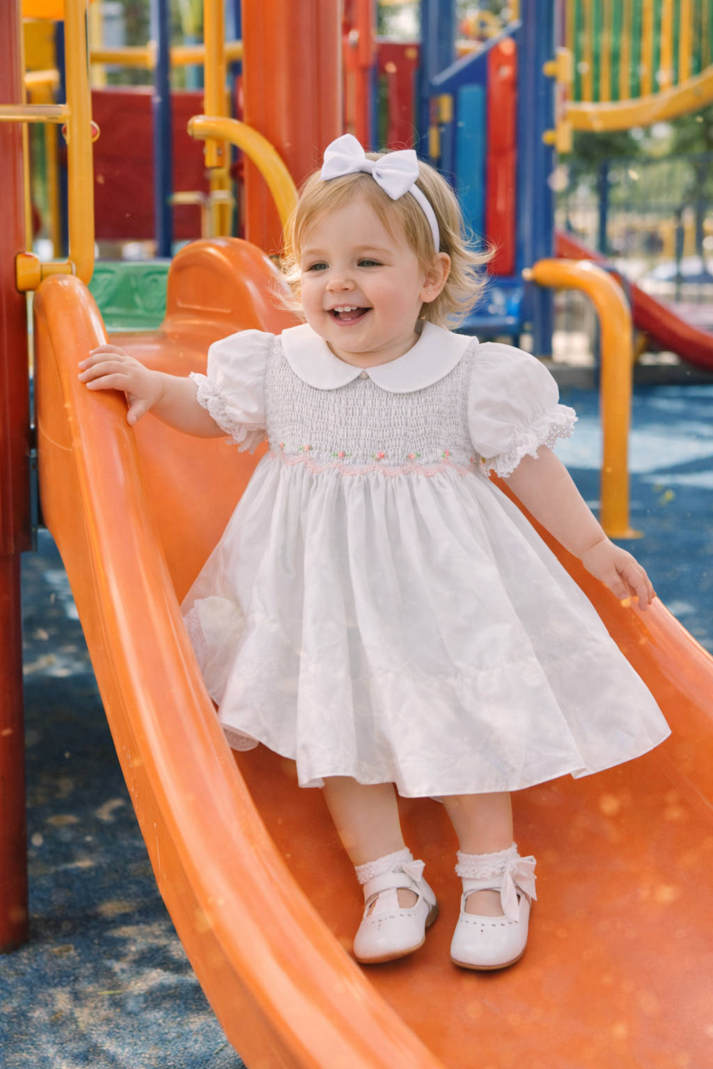 White Polly Flinders Smock