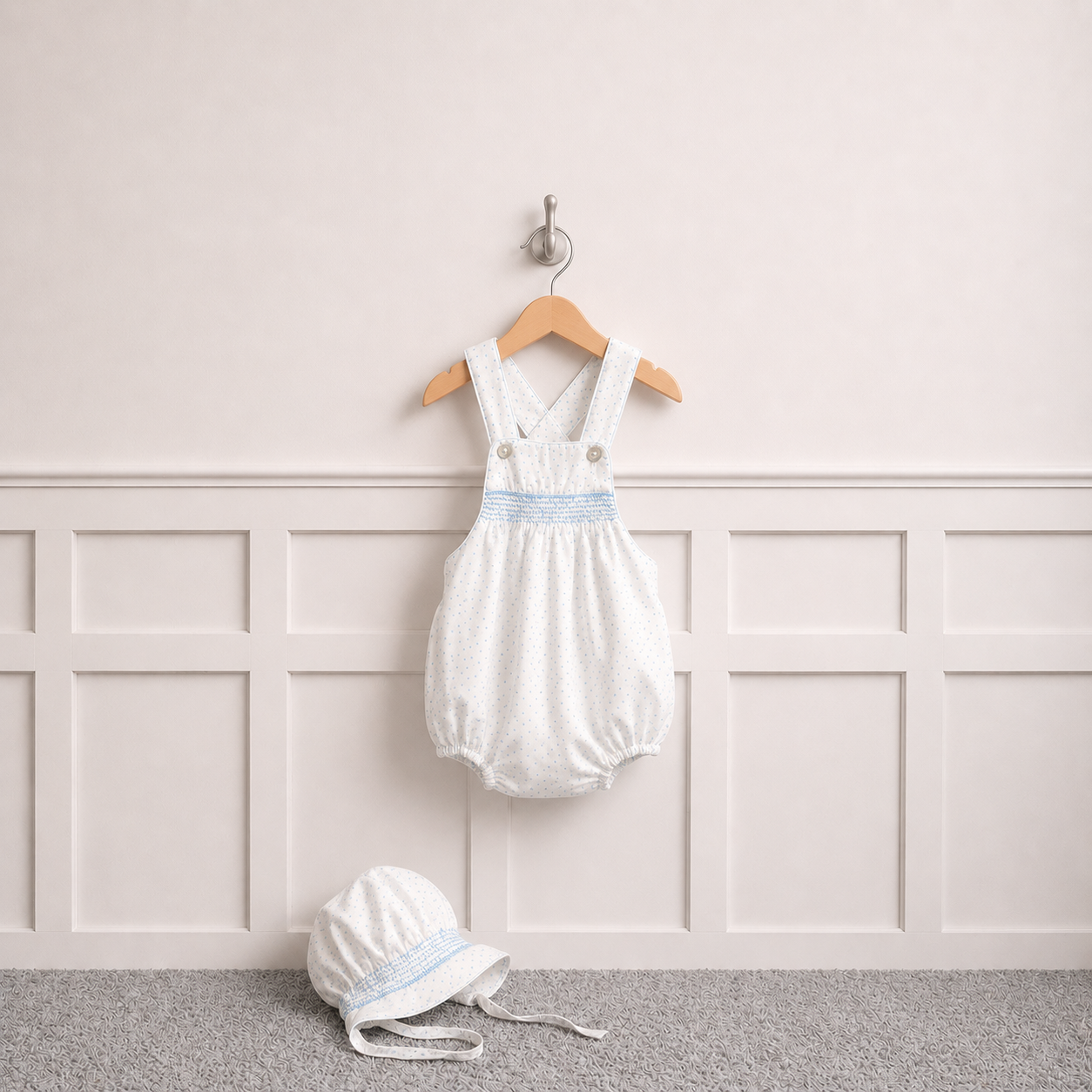 Romper & Bonnet Set