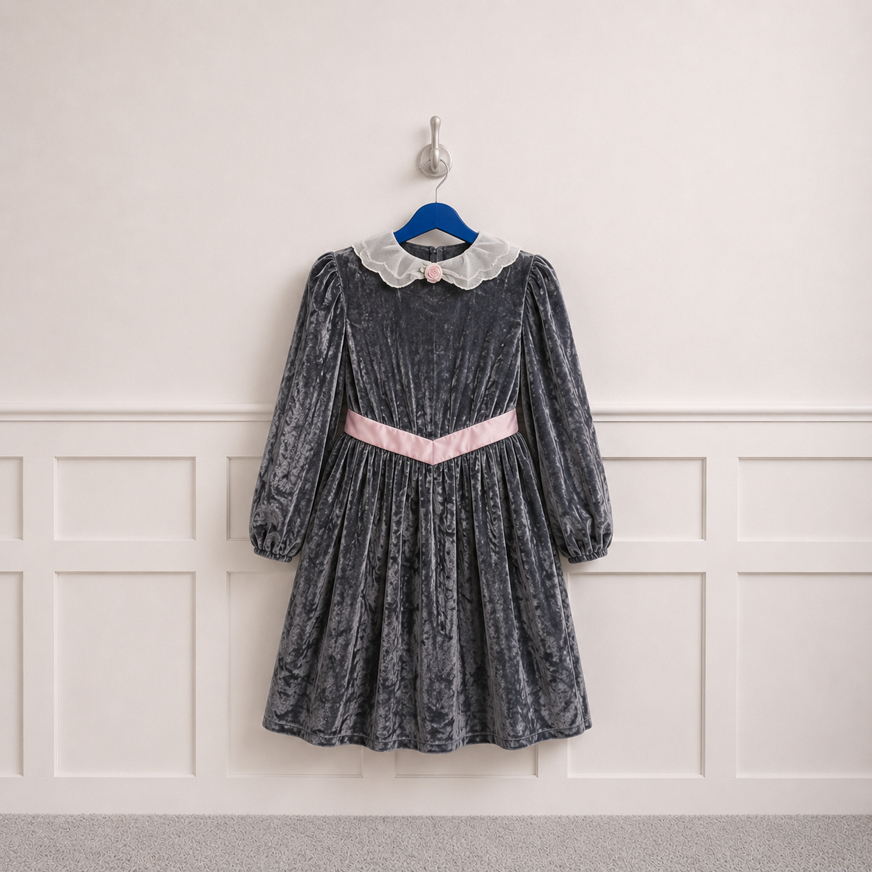 Bonnie Jean Velvet Dress
