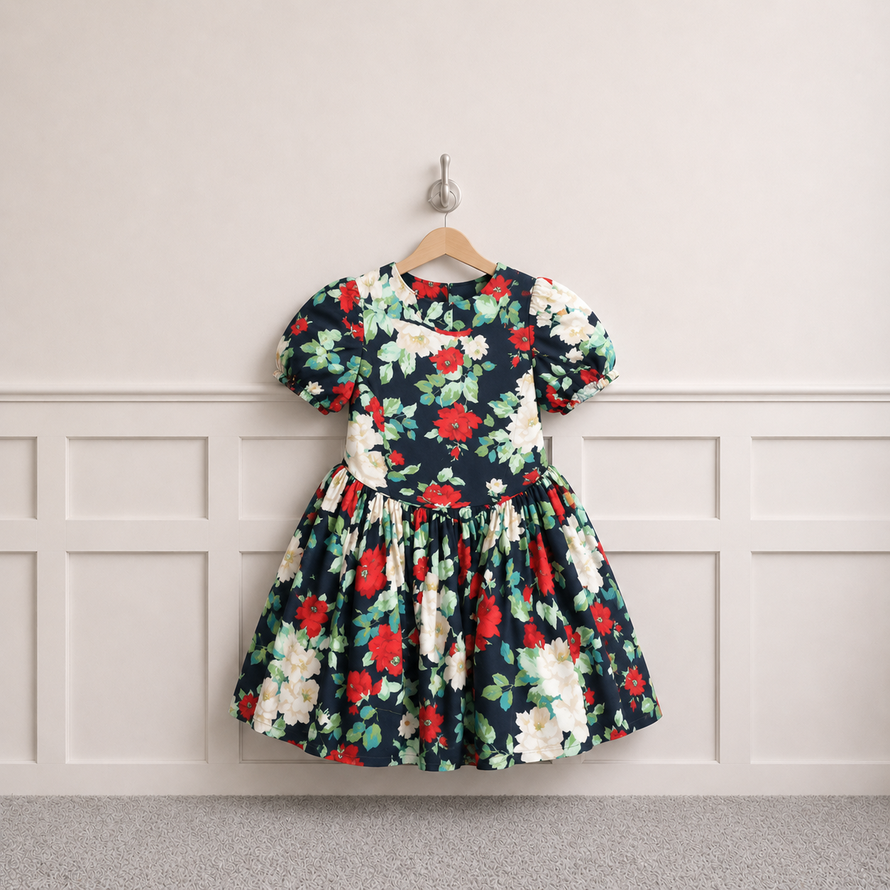 Stunning 60s Floral Dress