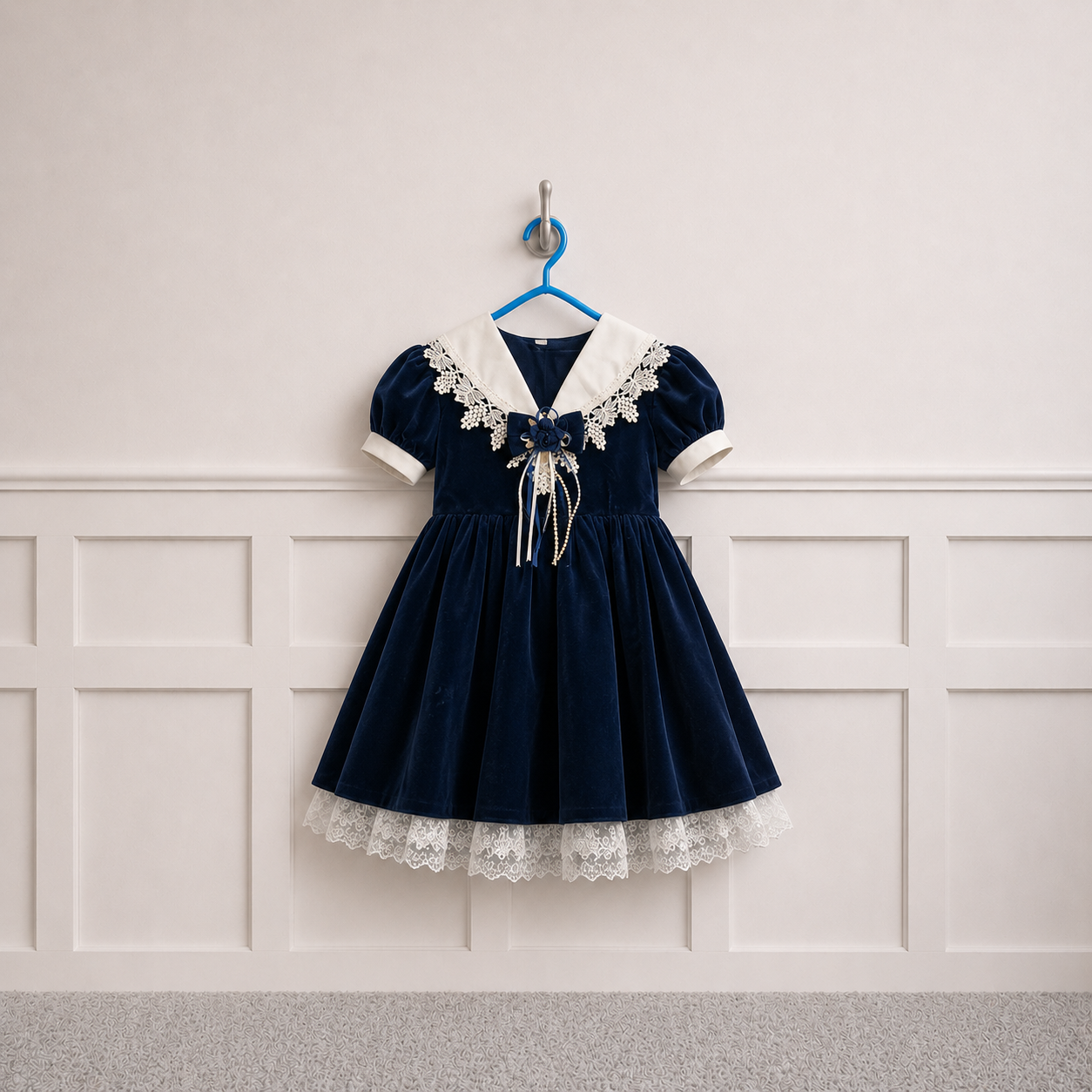 Melody Kids Velvet Dress