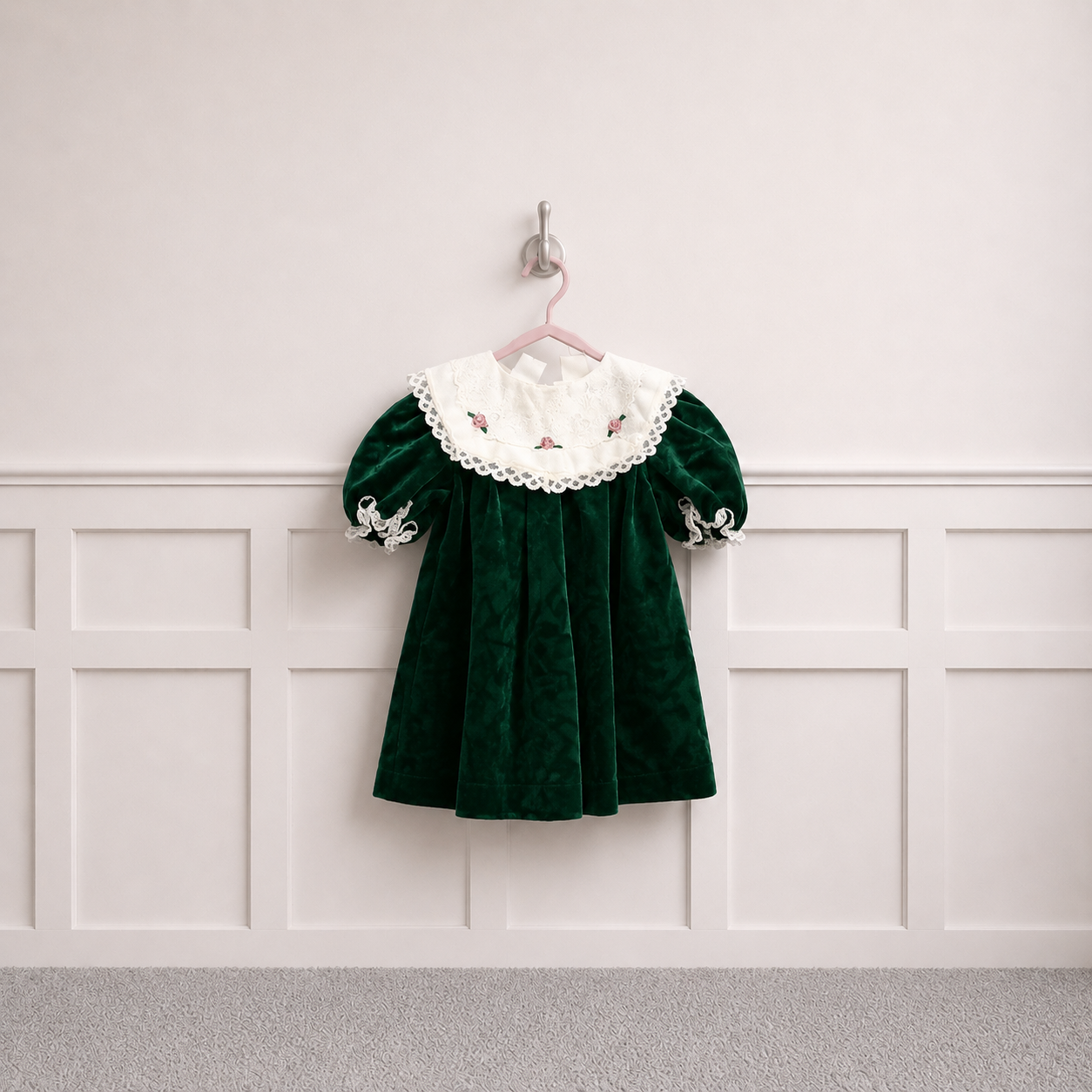 Violet Rose Vintage Velour Dress