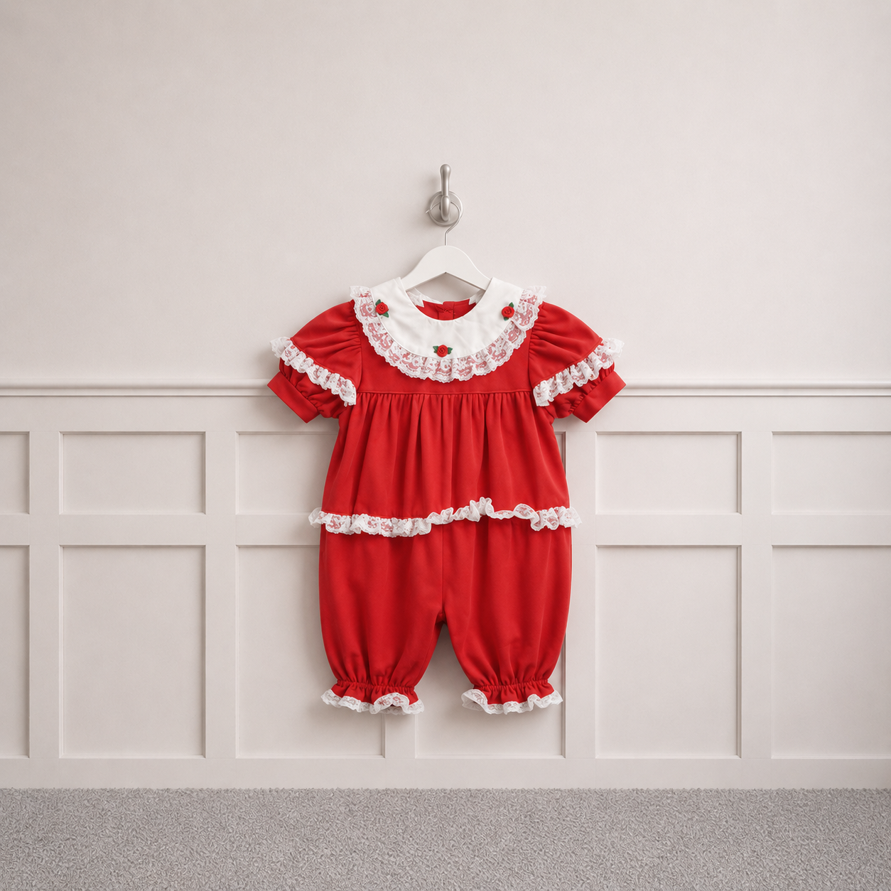 Vintage Rosette Jumpsuit