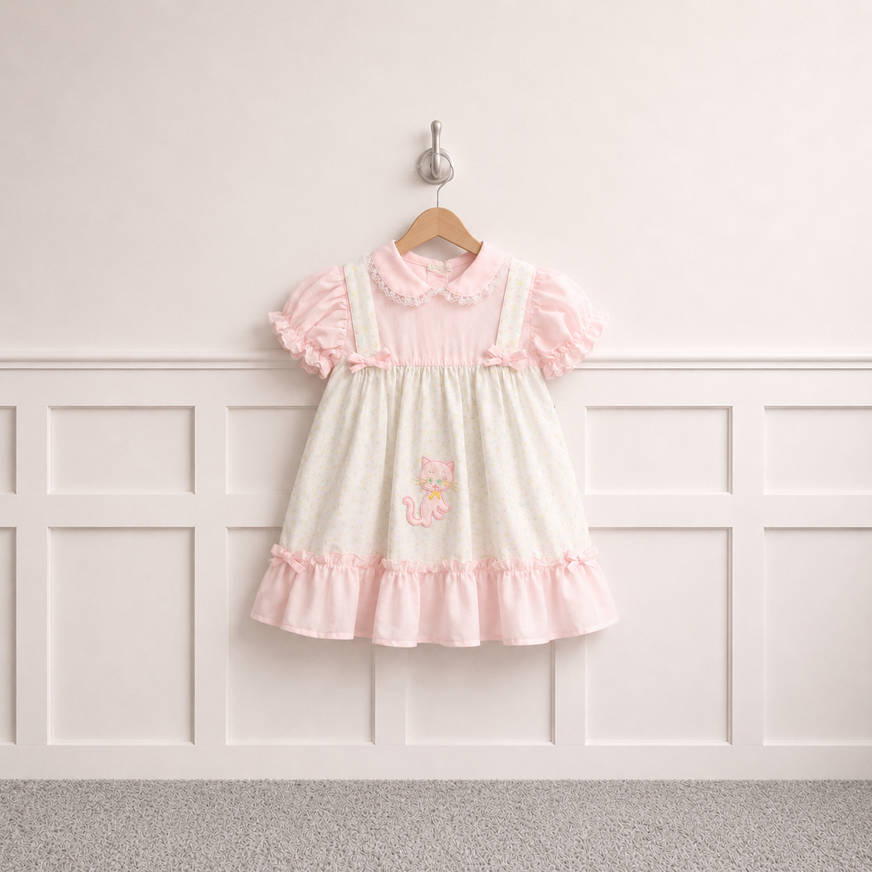 Vintage Faux Apron Dress