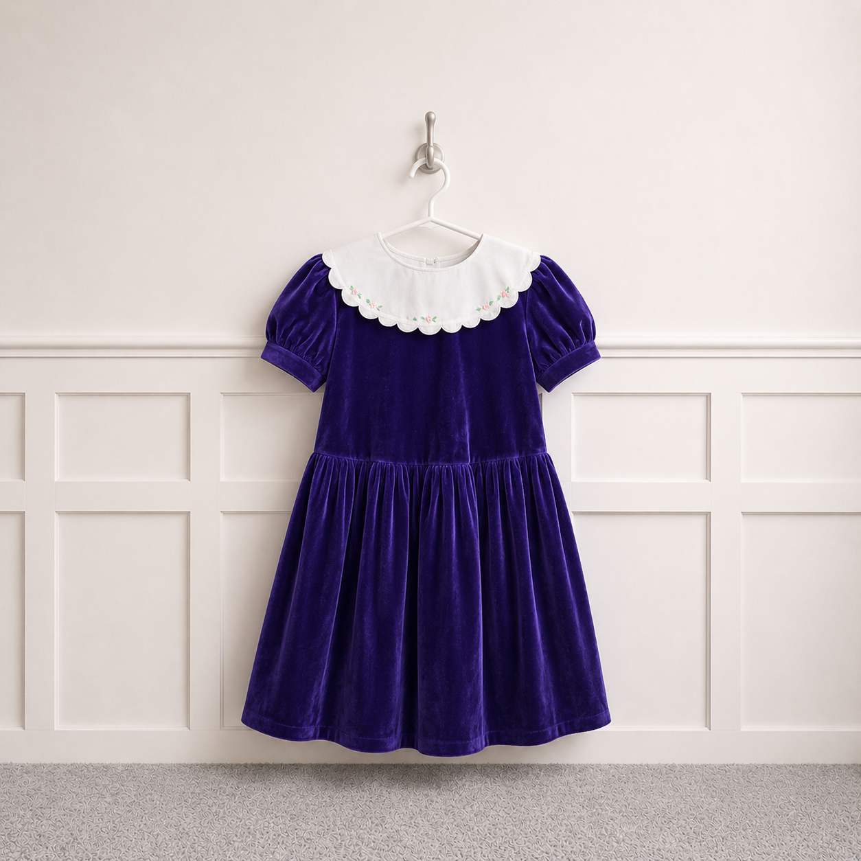 Picture Perfect Velvet Dress