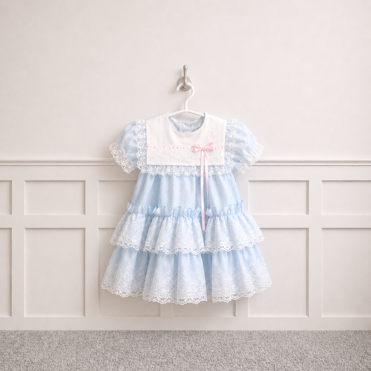 Cutest One Blue Frill Dress 