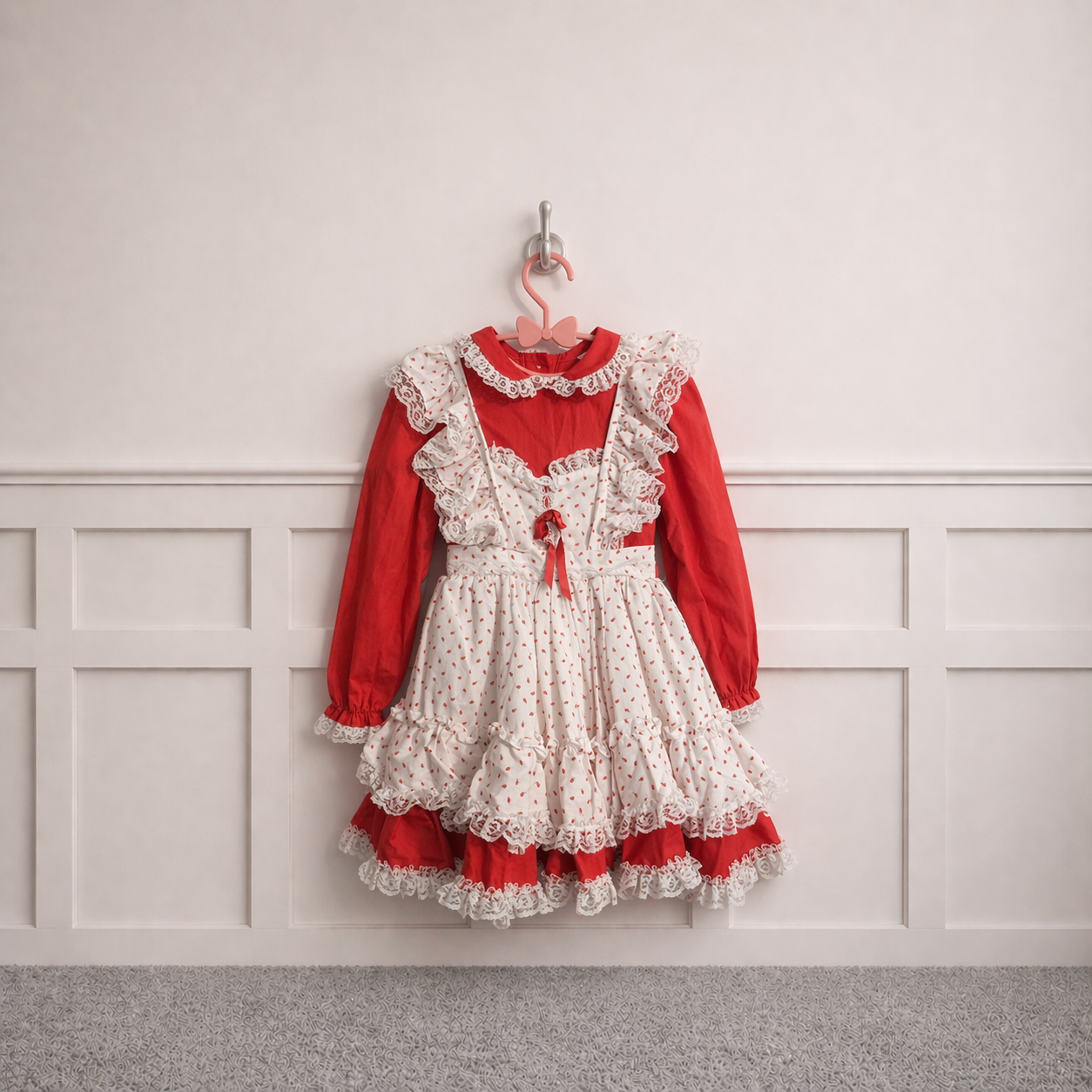  Vintage Miss Quality Ruffle Dress