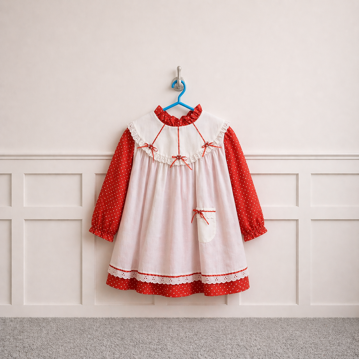 Vintage Nanas Pet Bow Dress