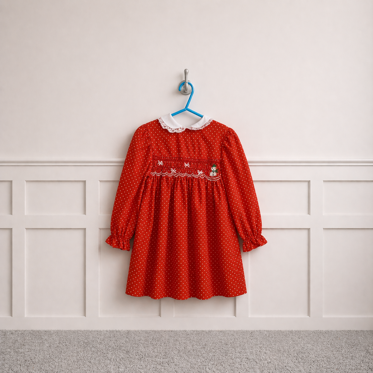 Vintage Polly Flinders Xmas Smock