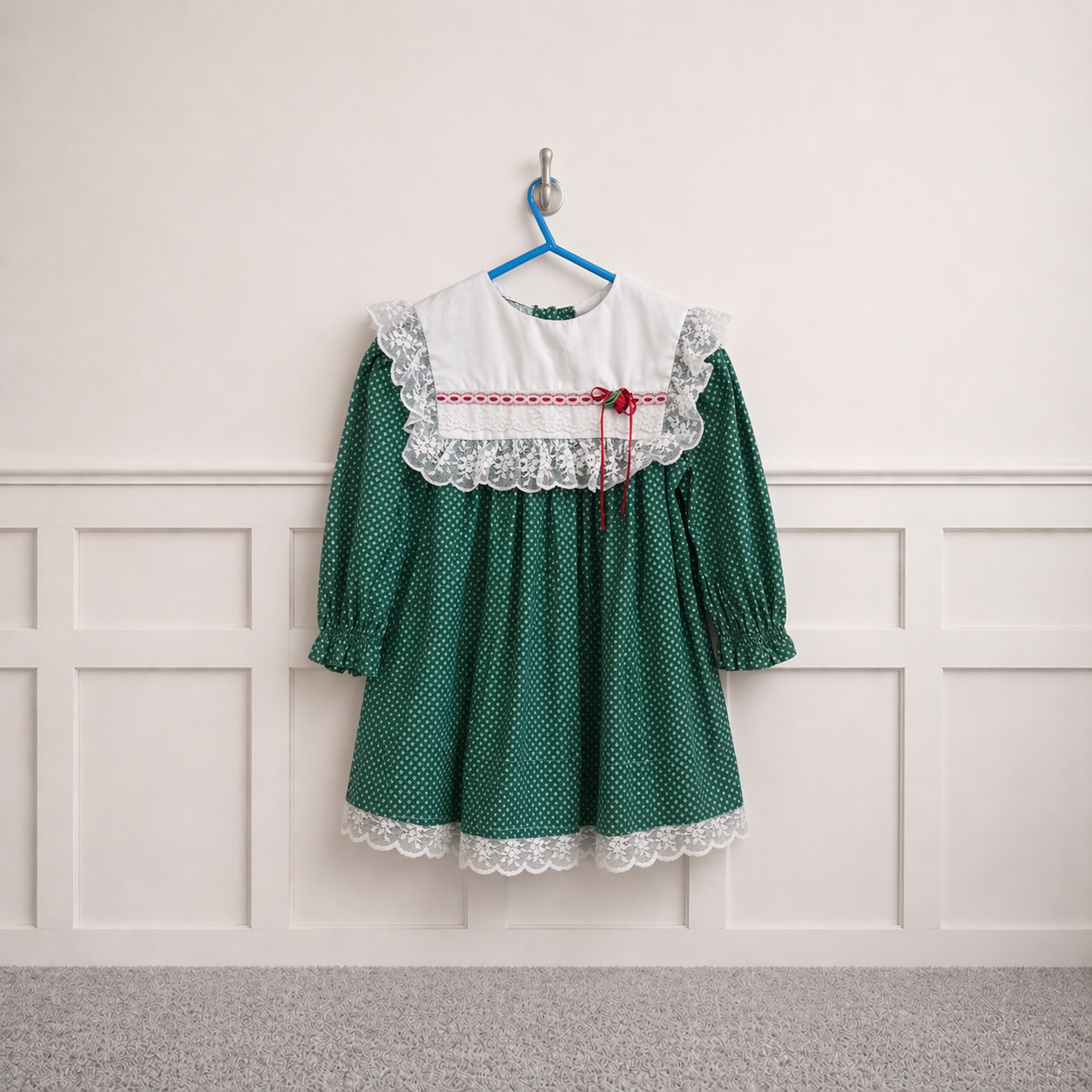 Vintage Beautiful Green Bryan Dress