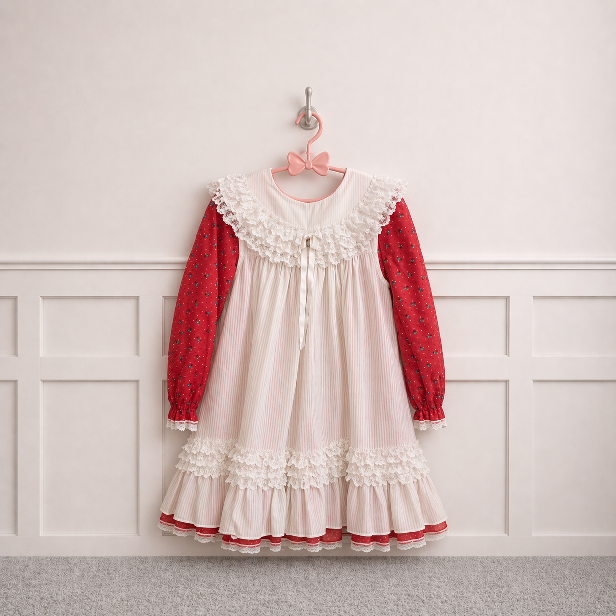 Vintage Red Bryan W/ Apron