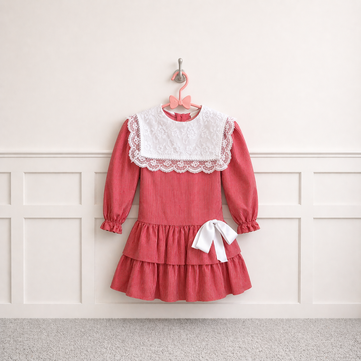 Vintage Red Drop Waist Bryan
