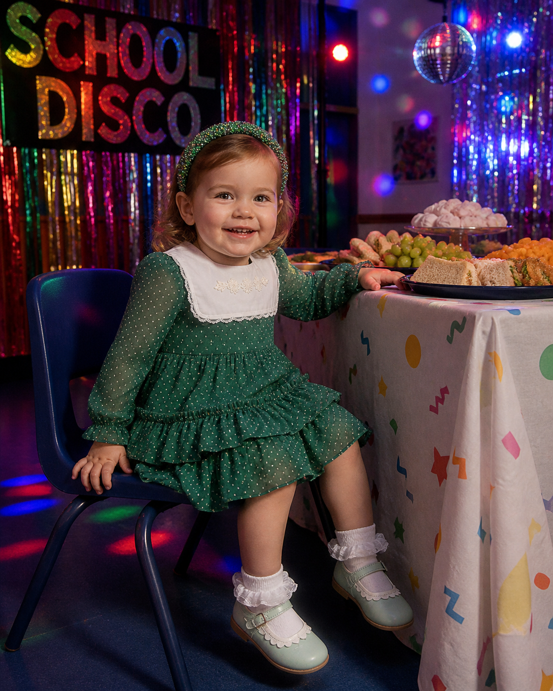 Green Winnie The Pooh Dress