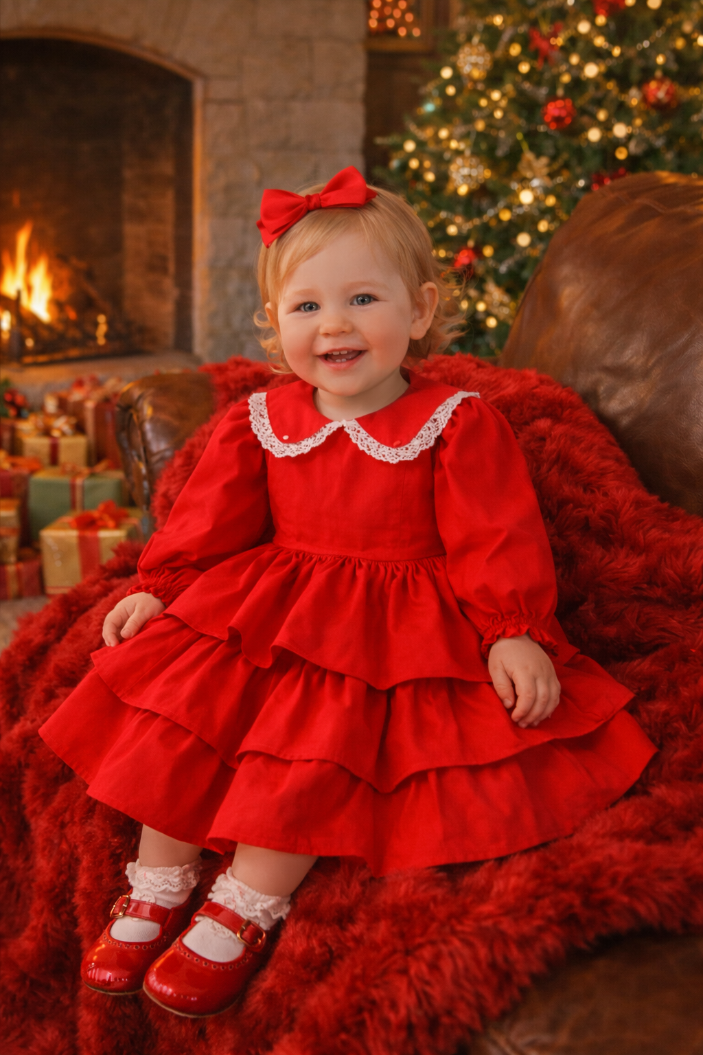 Marthas Miniatures Red Dress